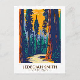 Jedediah Smith Redwoods State Park Kalifornien Vykort
