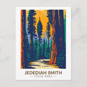 Jedediah Smith Redwoods State Park Kalifornien Vykort