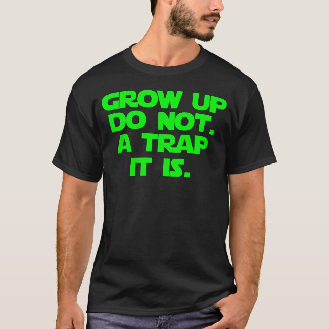 Jedi-inspirerad snål T-shirt (Framsida)