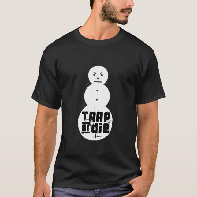 Jee zy Snögubbe, fartygssvällning eller die t Shir T Shirt (Framsida)