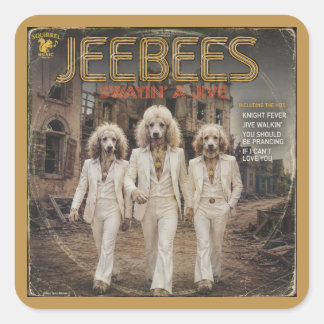 Jeebees Album: en Parodi Fyrkantigt Klistermärke