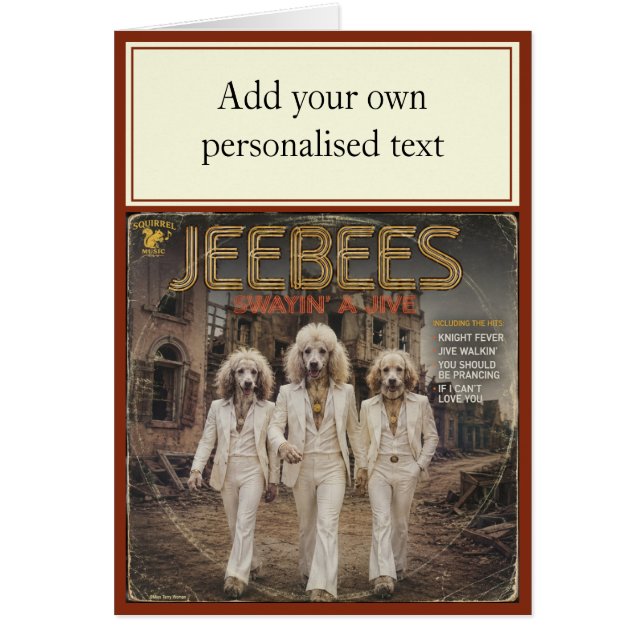 Jeebees Album: en Parodi OBS Kort (Framsidan)