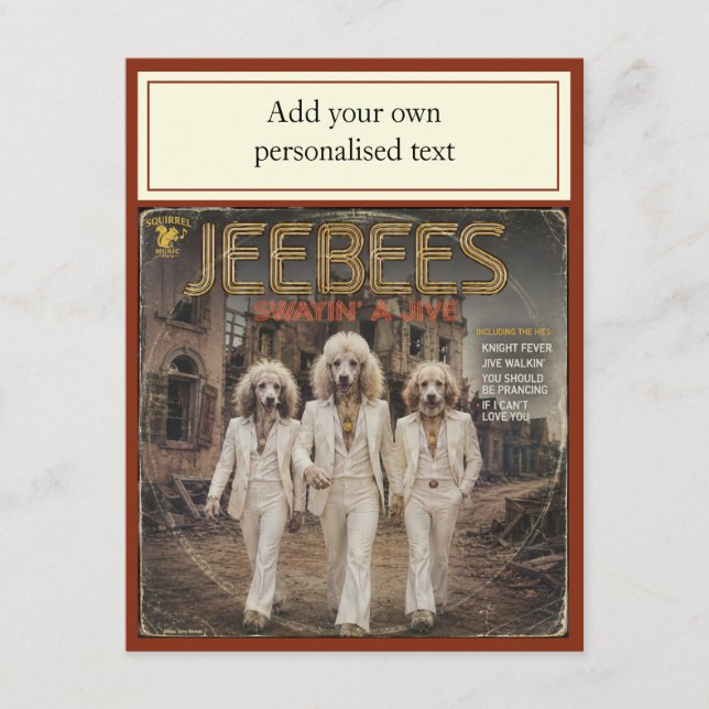 Jeebees Album: en Parodi Rådkort (Framsida)