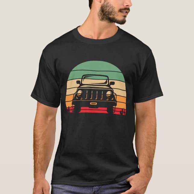 Jeep äventyr t shirt (Framsida)