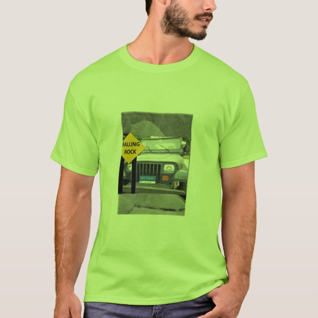 Jeep för pappa #1 t shirt (Framsida)