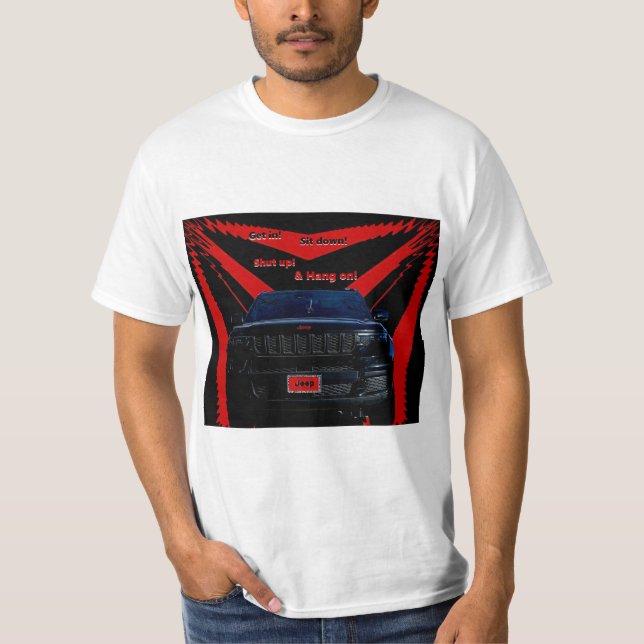 Jeep - Hang On T Shirt (Framsida)