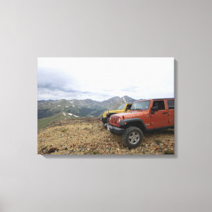 Jeep Rubicon, bergstrandduk Canvastryck
