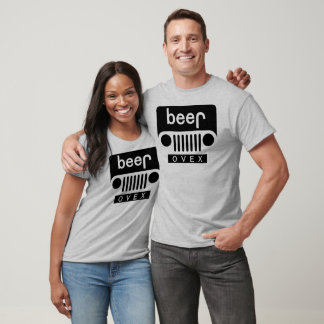 Jeep Wrangler Beer OVEX Overland ExperienceT-Shirt T Shirt