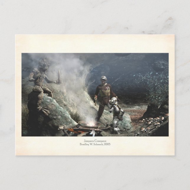 Jeepers Creepers vykort (Framsida)