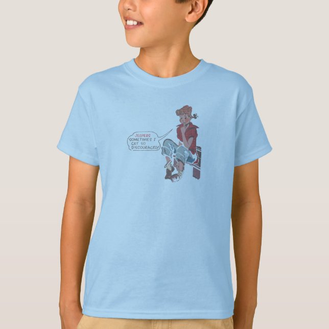 Jeepers ibland blir jag så modig. t shirt (Framsida)