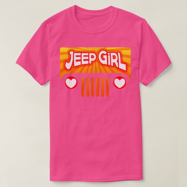 JeepGirl T Shirt (Design framsida)