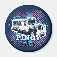 Jeepney Pinoy Vibes Blue Rosa