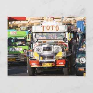 Jeepney Vykort