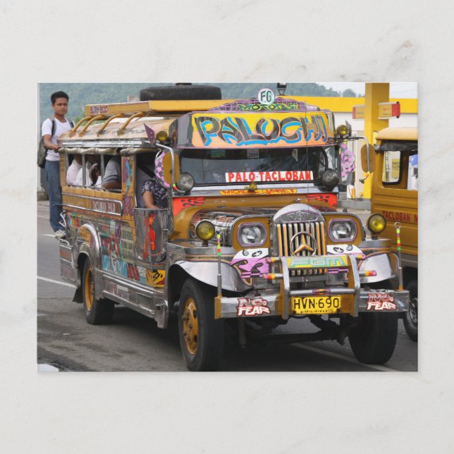 Jeepney Vykort (Framsida)