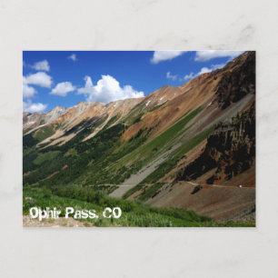 Jeeps på Ophir Pass i Colorado Vykort
