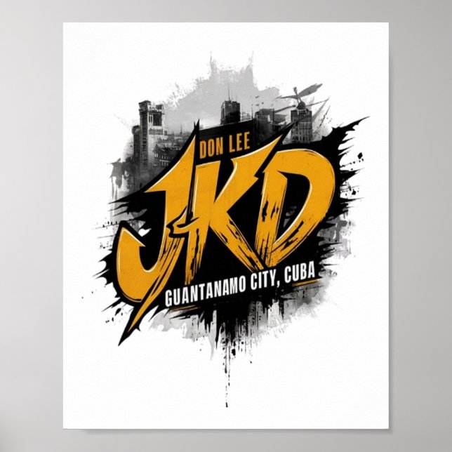 Jeet Kune Do Guantanamo City Cuba Poster (Framsidan)