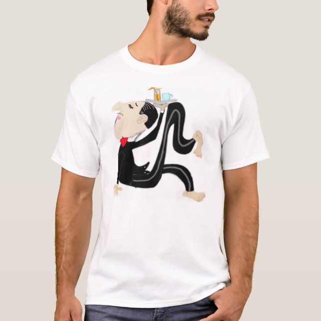 Jeeves som du aldrig sett honom förut t shirt (Framsida)