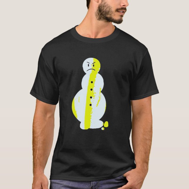 Jeezy Snögubbe Funny Arg Snögubbe Jeezy Snögubbe T T Shirt (Framsida)