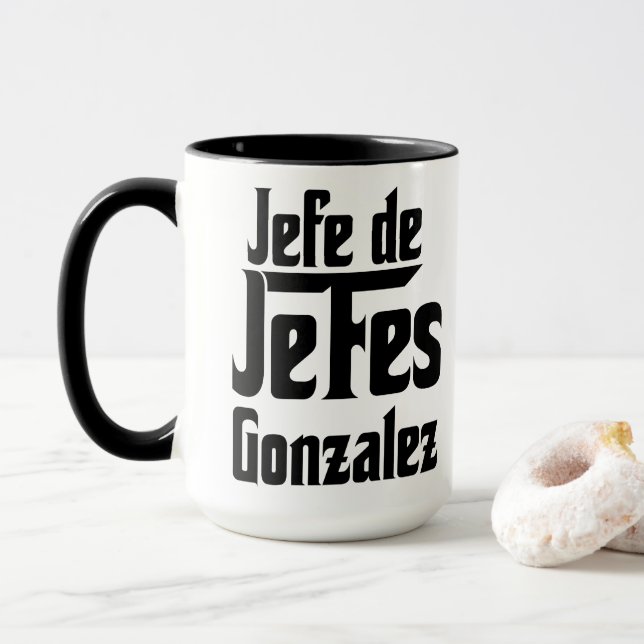 Jefe de Jefes Godfather Coffee Mugg (Med munk)
