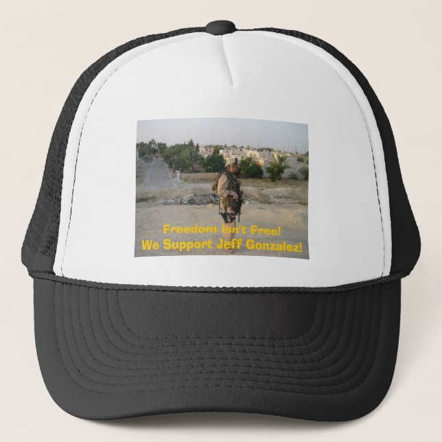 jeff4 frihet är inte fri! Vi stöttar Jeff Gonza… Keps (Framsida)