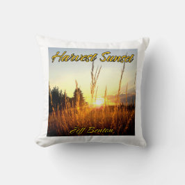 Jeff Benton Harvest Sunset Fläkt dekorativ kudde