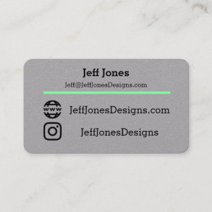 Jeff Cards nytt Visitkort