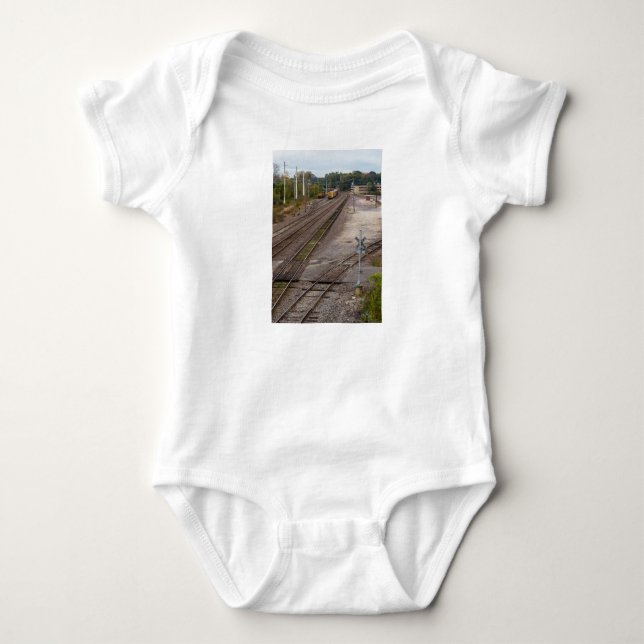 Jeff City Railroad Tracks T Shirt (Framsida)