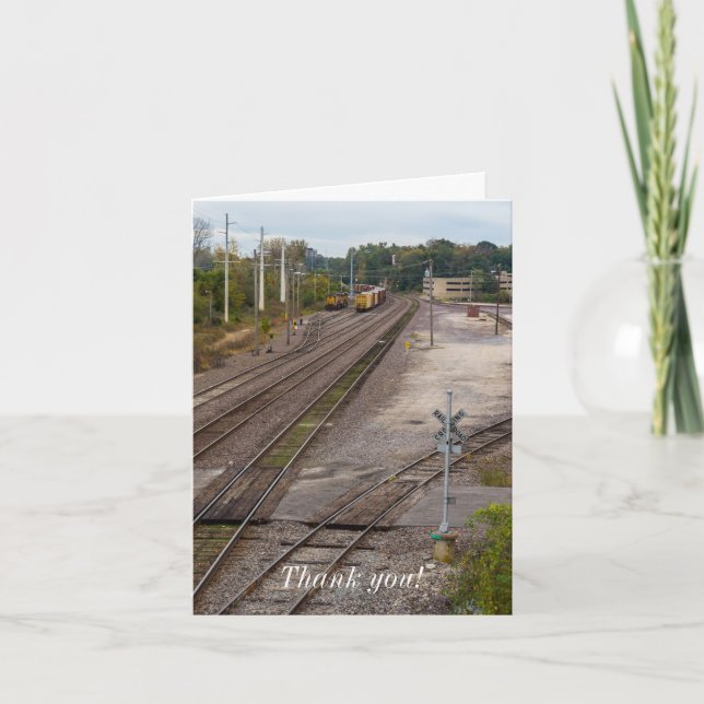 Jeff City Railroad Tracks Tacks Tack Kort (Framsida)