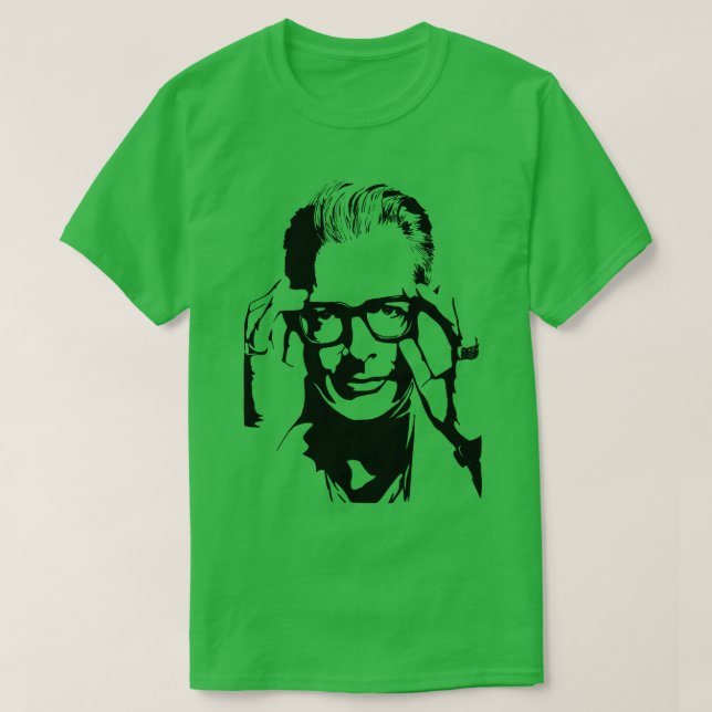 Jeff Goldblum Ansikte T Shirt (Design framsida)