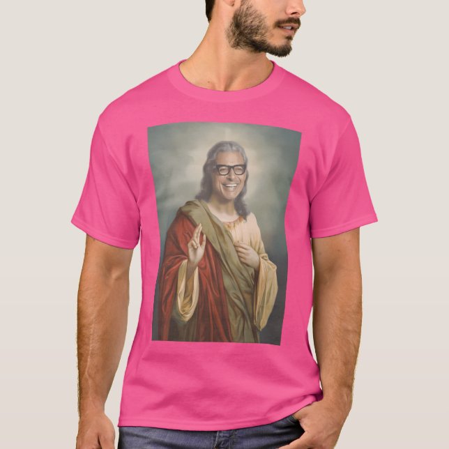 Jeff Goldblum (Jesus) T Shirt (Framsida)