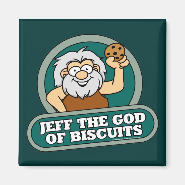 Jeff, guden för Biscuits Magnet (Framsidan)