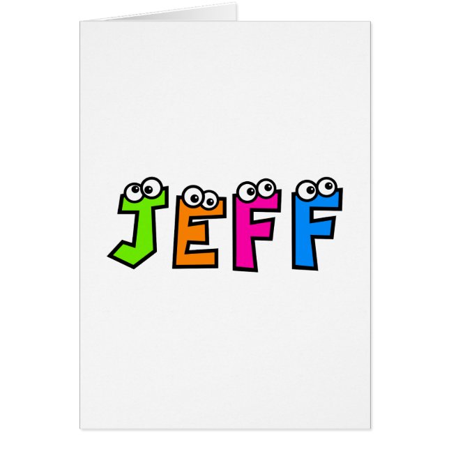 Jeff Hälsningskort (Framsidan)