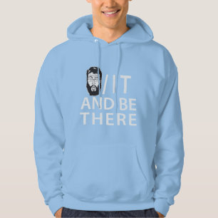 Jeff/IT och ÄR DÄR Sweatshirt Med Luva