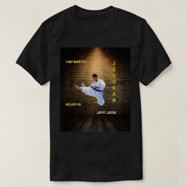 Jeff Jeds Jedokan Flies Kick Premium T Shirt (Design framsida)