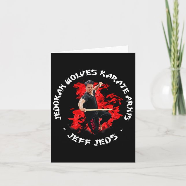 Jeff Jeds Karate Arnis Jedokan Kort (Framsida)