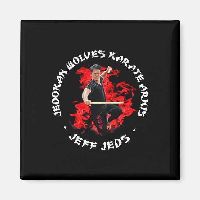 Jeff Jeds Karate Arnis Jedokan Magnet (Framsidan)