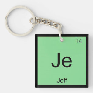 Jeff  Namn Kemiskt Element Periodiska Systemet