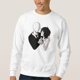 Jeff och Slendy tröja Lång Ärmad Tröja