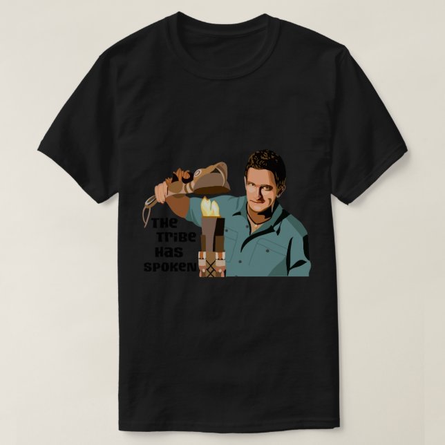 Jeff Probst the Tribe har talat T Shirt (Design framsida)