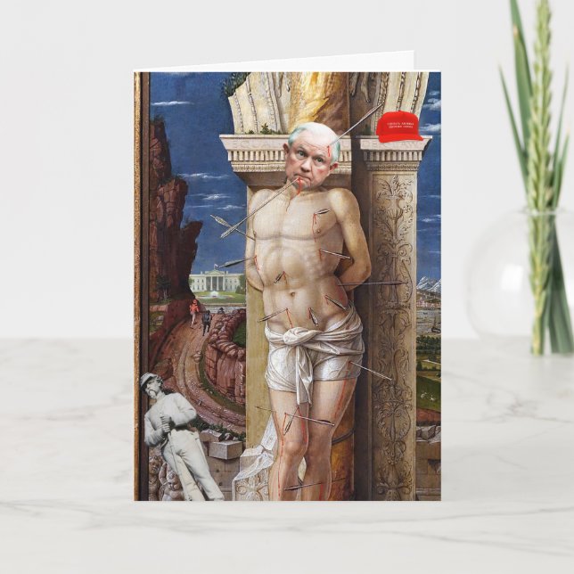 Jeff Sessions No Collusion Birthday Card Kort (Framsida)