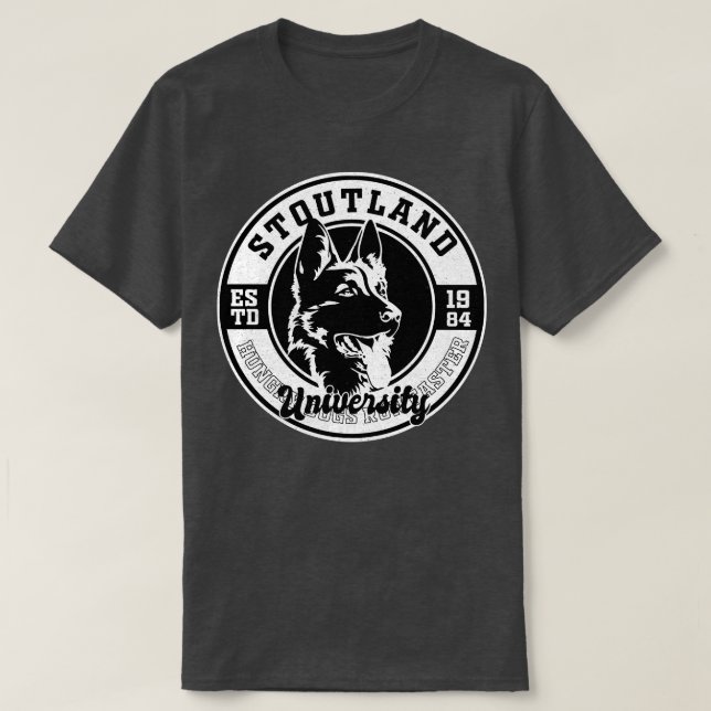 Jeff Stoutland Universiteten T Shirt (Design framsida)