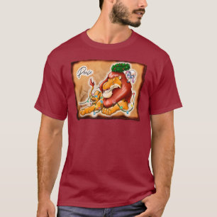Jeff Willis Art lejon OCH LAMB PEACE T Shirt