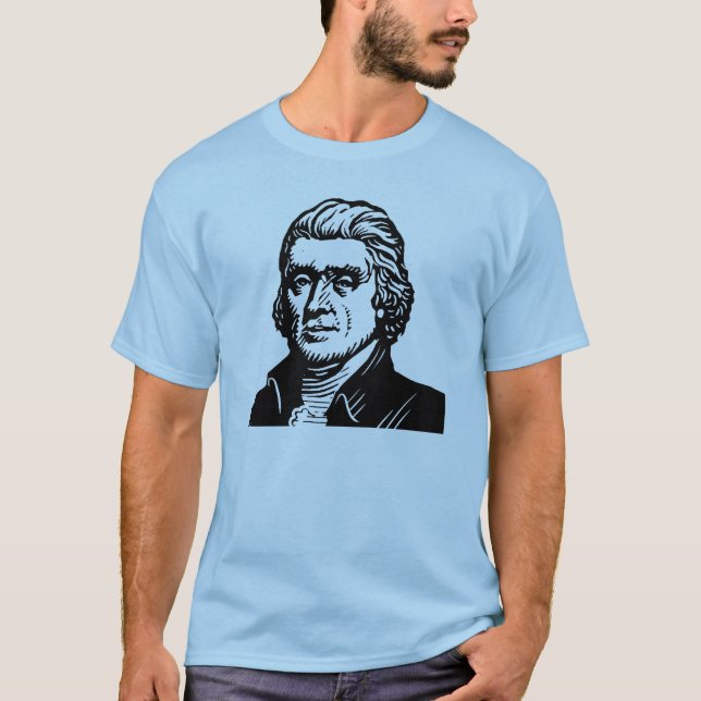 Jefferson "3" utslagsplats tee (Framsida)
