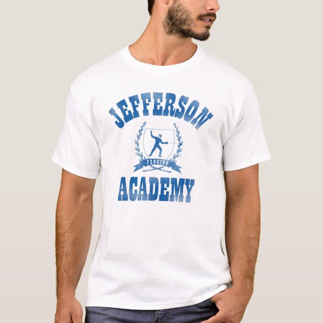 Jefferson akademifäktning t-shirt (Framsida)