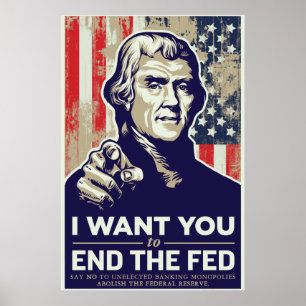 Jefferson avslutar den matade affischen poster