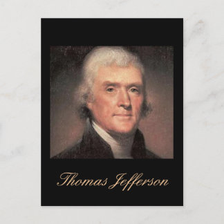 Jefferson-citat Postcard Vykort