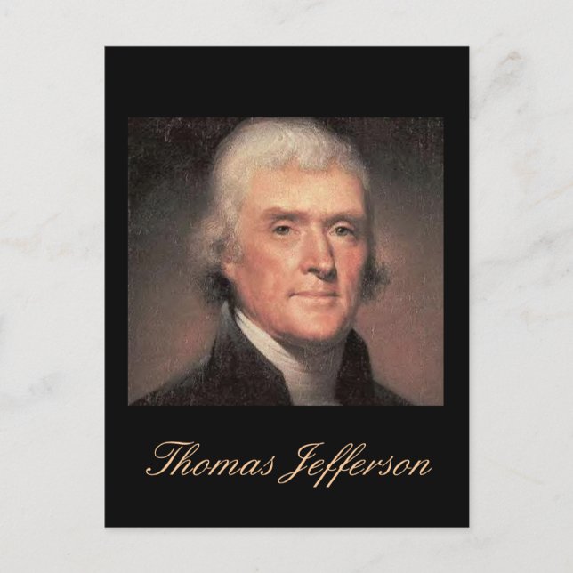 Jefferson-citat Postcard Vykort (Framsida)