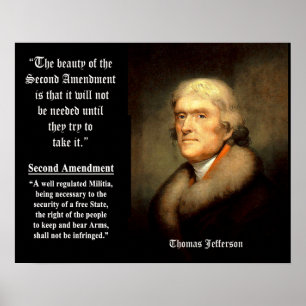 Jefferson citationstecken - skönheten av den 2nd poster