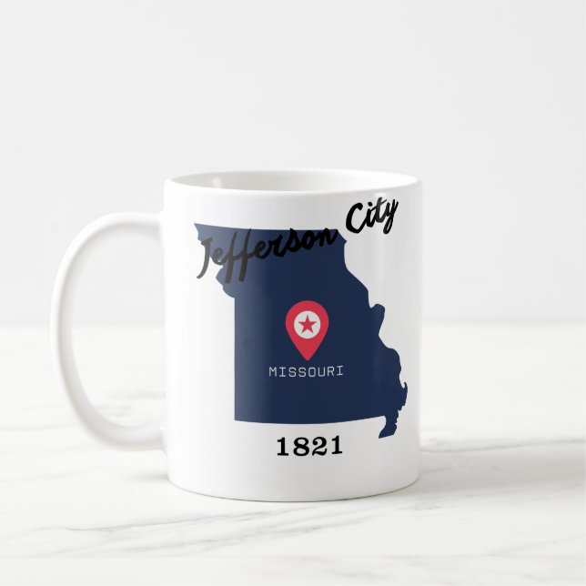 Jefferson City coffee mug  Kaffemugg (Vänster)
