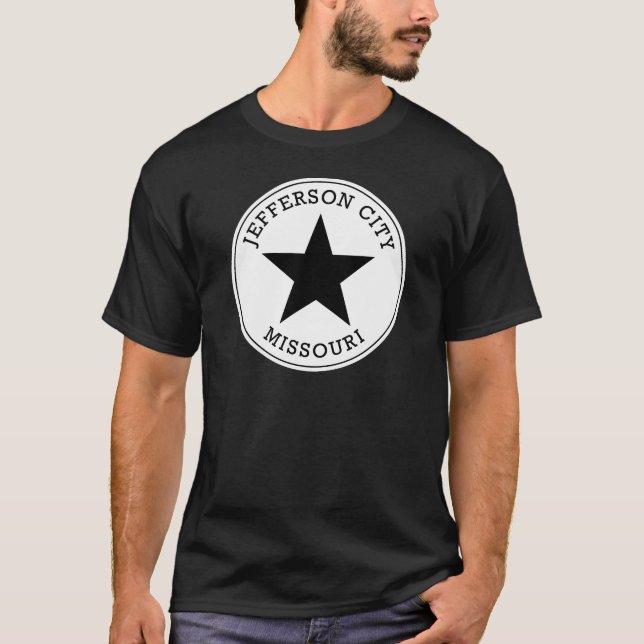 Jefferson City Missouri T Shirt (Framsida)